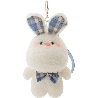 4" Plush Keychain Simulation Key Tag - Rabbit