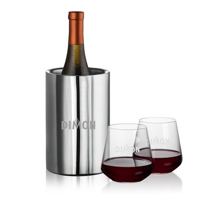 Jacobs Wine Cooler & 2 Cannes Stemless Wine