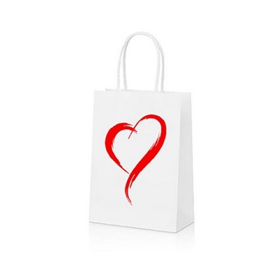 White Kraft Paper Bag - Small