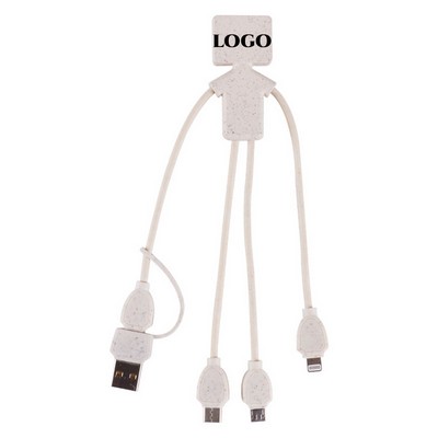 Men Shape 3 in 1 Charging Cable