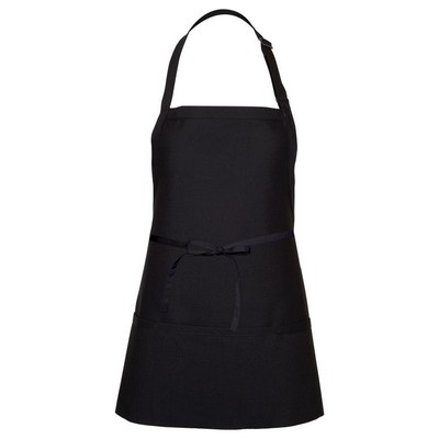 Premium Black Apron w/ Adjustable Neck & 3 Section Pocket