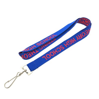 1 " Nylon Lanyards w/J-hook clip