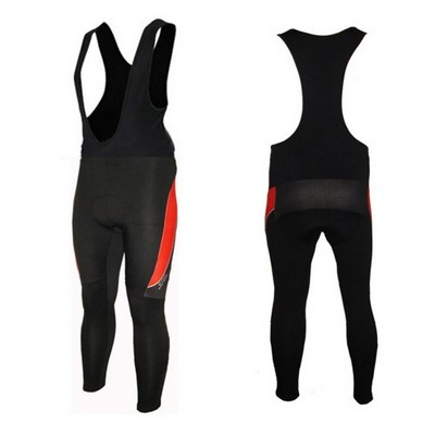 Unisex Full Sublimation Cycling Bib Tights with Fleece Lining