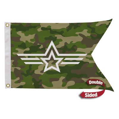 16" x 24" Polyester Guidon Flag Double-Sided