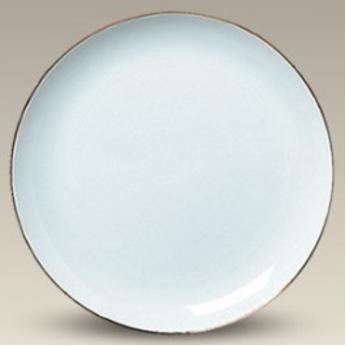 7.75'' Porcelain Gold Banded Coupe Plate