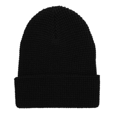 Yupoong Waffle Cuffed Knit Beanie