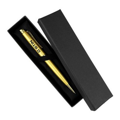 Golden Pen with Single Black Pen Box