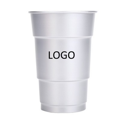 16 oz Stadium Aluminum Cup MOQ 100 pcs