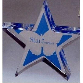 Star Lucite Classic Shape Embedment (5"x7/8")