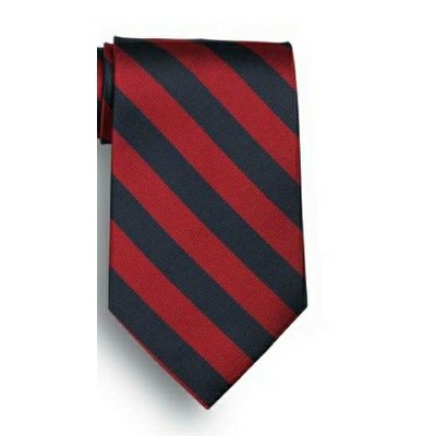 School Stripes Tie - Navy/Red