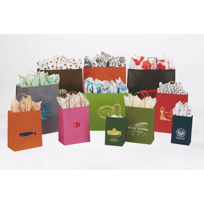 Tinted Kraft Paper Shopping Bag (16"x 6"x 12 3/8")