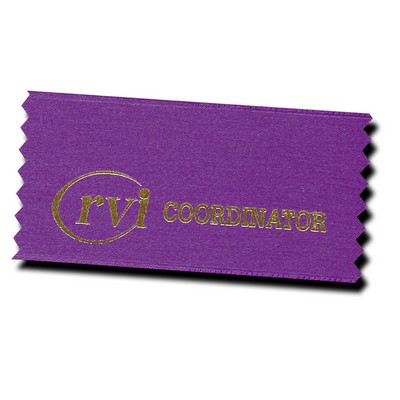 Custom Horizontal Badge Ribbon