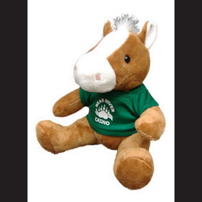 Quincy Pony Stuffed Animal w/Shirt (9")