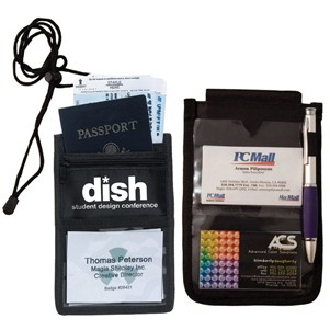 "Overachiever" 8 Function Badgeholder, Wallet, Passport & Boarding Pass Holder (Overseas)