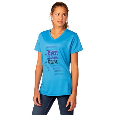 Zorrel® Marathon Ladies V-Neck Training Tee Shirt