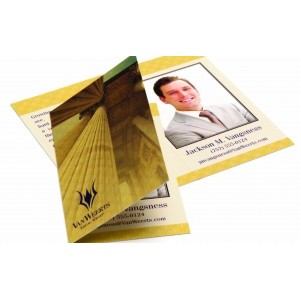 Fold Over Business Card w/ Outside Spot UV