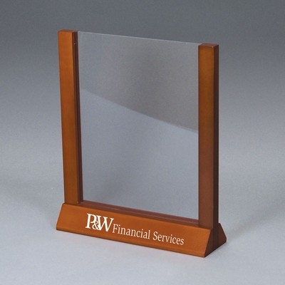 Maple Wood Countertop Sign Holder - 8.5w x 11h