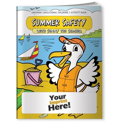 Coloring Book - Summer Safety with Sunny the Seagull