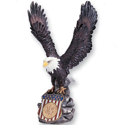 15" Color Resin Eagle w/2" Insert Space