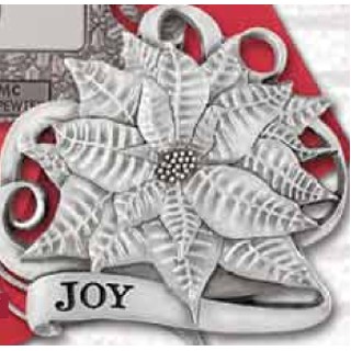 Mini Stock Design Season's Greetings Joy Pewter Ornament