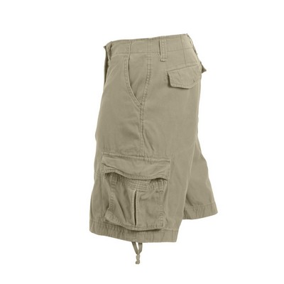 Khaki Vintage Infantry Utility Shorts (2X-Large)