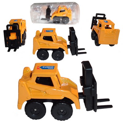 1:64 Scale Die Cast Forklift w/ Full Color Graphics (u)