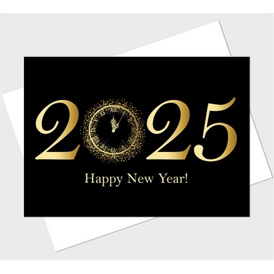 Turn to 2025 New Year Greeting Card