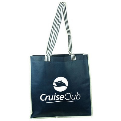 Cruiser Tote with Striped Terylene Handles