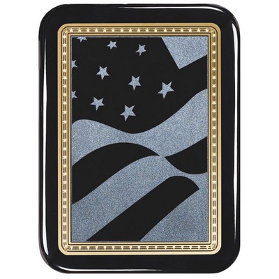 American Flag Plaque, 8 x 10"