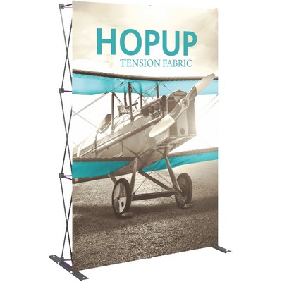 Hopup™ 5.5ft Full Height Curved Display & Front Graphic