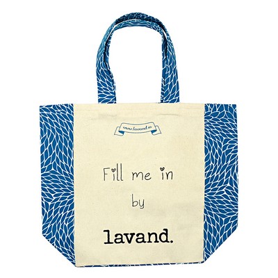 Custom 10 oz Natural Cotton Canvas Tote Bag 18"x16"x6"