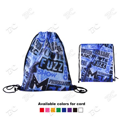 15" x 18" Two-Side Fully Sublimated Back Sack