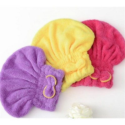 Microfiber Hair Towel with Bowknot