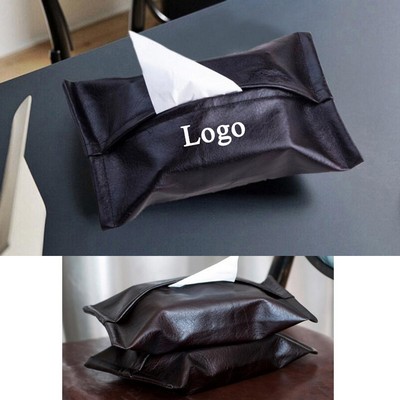 PU Leather Tissue Holder