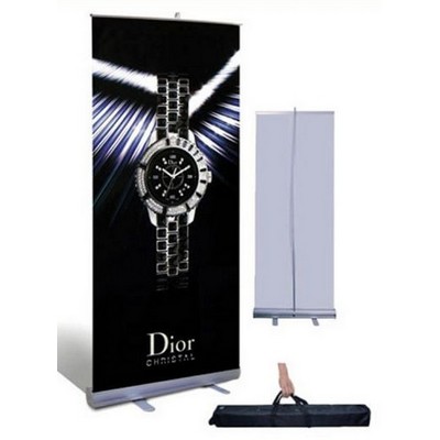 Retractable Banner Stand (24", Single Sided)