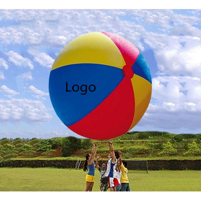 60" Beach Behemoth Giant Inflatable Colorful Beach Ball