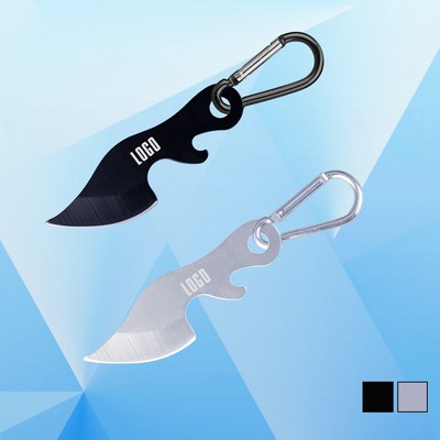 Knife & Bottle Opener w/Carabiner