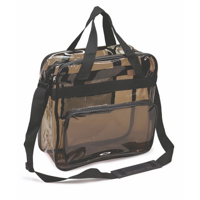 Transparent Black Messenger Bag