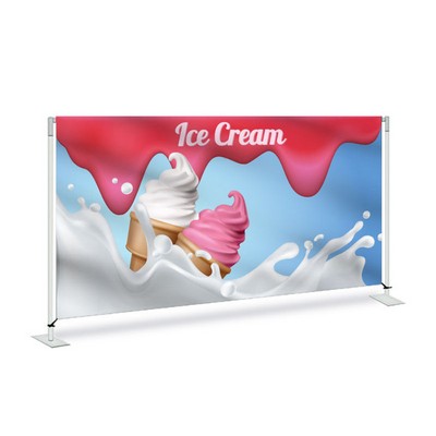 Ice Cream Pre Printed Fabric Barrier Multicolor 72" x 36" x 13.5