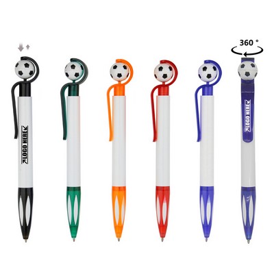 Football Shape Click Pen