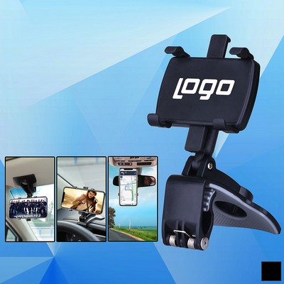 Rearview Mirror Cell Phone Holder