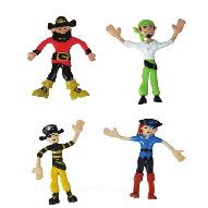 3 3/4" Bendable Pirate Toy