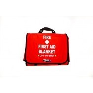 Kemp USA Fire & First Aid Blanket Bag w/Wool Blanket