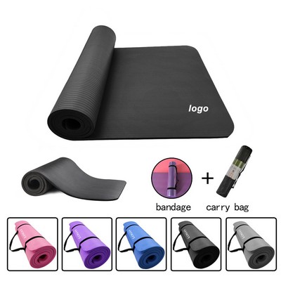 Easily Coveyable Yoga Mat And Carrying Strap