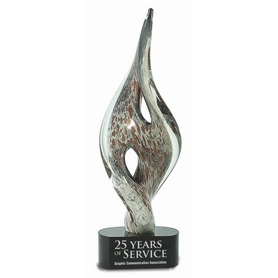 15" Spire Twist Art Glass Award