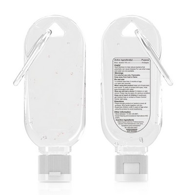 Hand Sanitizer Gel 2 oz With Carabiner