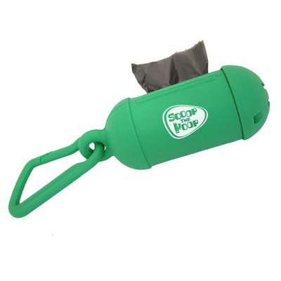 Pet Bag Dispenser w/ Carabiner Clip