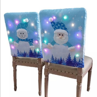 LED Light Christmas Decoration Chair Cover