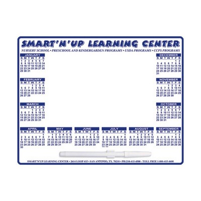 8 1/2" X 11" Custom Printed Memo Board w/Magnets or Tape