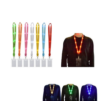 Light Up LED Cruise Lanyard Flashing Neck Necklace